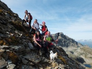 Dal MONTE MADONNINO (2502 m.), salito dalla ripida cresta nord e sceso dal pietroso canalone ovest,ai LAGHI DEI CURIOSI, CABIANCA e ZELTO, il 22 settembre 2013 - FOTOGALLERY